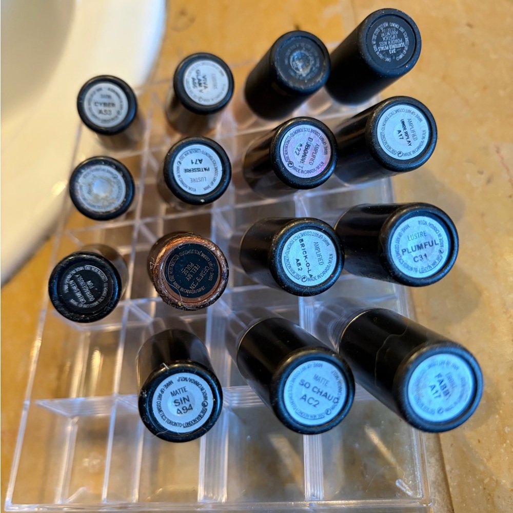 MAC Cosmetics Lipsticks - ALL 15 Lipsticks - Picture 2 of 2